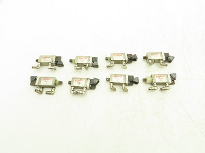 Compact S12X1 Pneumatic Mini Air Cylinder 1/2" Bore 1" Stroke  Lot of 8