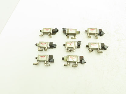 Compact S12X1 Pneumatic Mini Air Cylinder 1/2" Bore 1" Stroke  Lot of 8