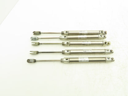 SMC NCMC075-0400 Pneumatic  Air Cylinder 3/4" Bore 4" Stroke  Lot of 5