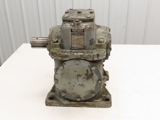 Foote Bros 4S Worm Gearbox 47:1 Ratio Reducer 2Hp 37.5 RPM Right Hand Output