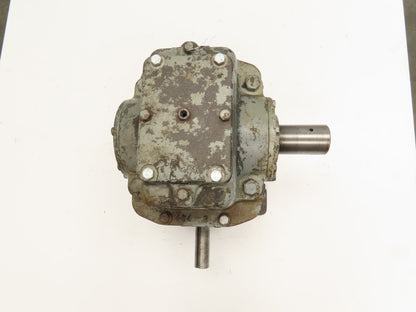 Foote Bros 4S Worm Gearbox 47:1 Ratio Reducer 2Hp 37.5 RPM Right Hand Output