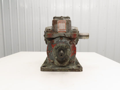 Foote Bros 4S Worm Gearbox 47:1 Ratio Reducer 2Hp 37.5 RPM Right Hand Output