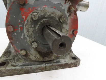 Foote Bros 4S Worm Gearbox 47:1 Ratio Reducer 2Hp 37.5 RPM Right Hand Output