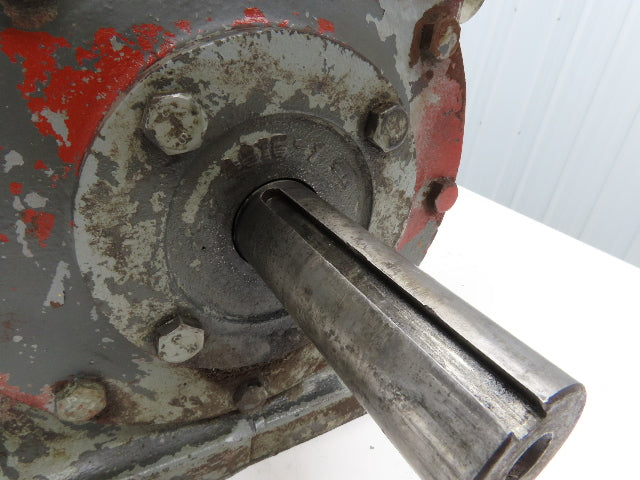 Foote Bros 4S Worm Gearbox 47:1 Ratio Reducer 2Hp 37.5 RPM Right Hand Output