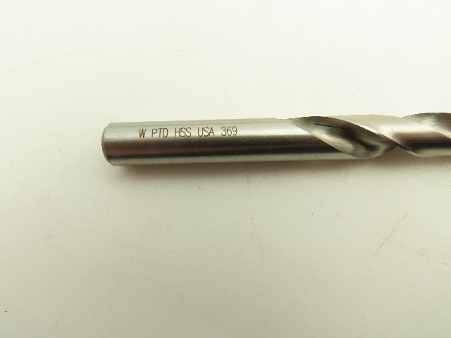 W PTD HSS Drill Bit Precision Twist High Speed Steel Size W Or 3/8" Lot Of 25