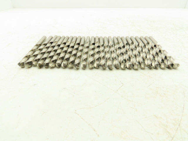 W PTD HSS Drill Bit Precision Twist High Speed Steel Size W Or 3/8" Lot Of 25