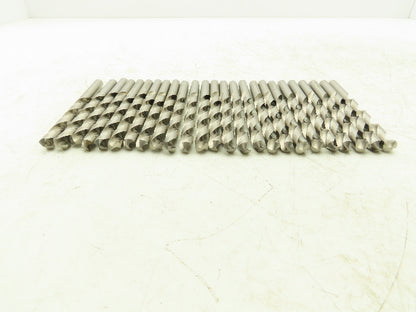 W PTD HSS Drill Bit Precision Twist High Speed Steel Size W Or 3/8" Lot Of 25