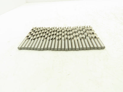 W PTD HSS Drill Bit Precision Twist High Speed Steel Size W Or 3/8" Lot Of 25