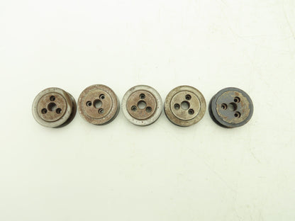 Timing Pulley 3/8" Pitch 18 Tooth 1/2" W 1/2" Bore Lot of 5