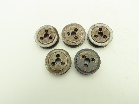 Timing Pulley 3/8" Pitch 18 Tooth 1/2" W 1/2" Bore Lot of 5