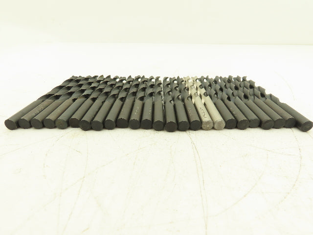 W HS USA Drill Bit Precision Twist High Speed Steel Size W Or 3/8" Lot Of 25