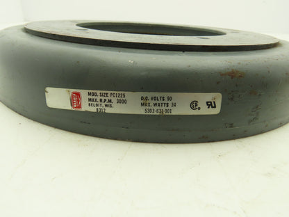 Warner 5303-631-001 PC1225 Heavy Duty Clutch Magnet 3000RPM 90VDC 34W 465lb-ft