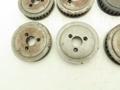 Timing Pulley 3/8" Pitch 30 Tooth 1/2" W 15/16" Bore Lot of 6