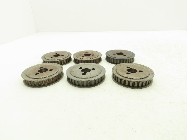 Timing Pulley 3/8" Pitch 30 Tooth 1/2" W 15/16" Bore Lot of 6