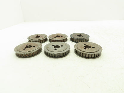 Timing Pulley 3/8" Pitch 30 Tooth 1/2" W 15/16" Bore Lot of 6