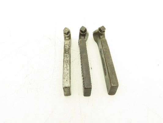 Armstrong NO. 2 Tool Holder Set Right Left And Straight For 3/8" Bits Lot of 3