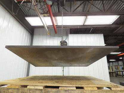 Carbon Steel Flat Ground Bar Stock 7/8" Thick 39"x 42-1/2"  410Lbs