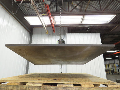 Carbon Steel Flat Ground Bar Stock 7/8" Thick 39"x 42-1/2"  410Lbs