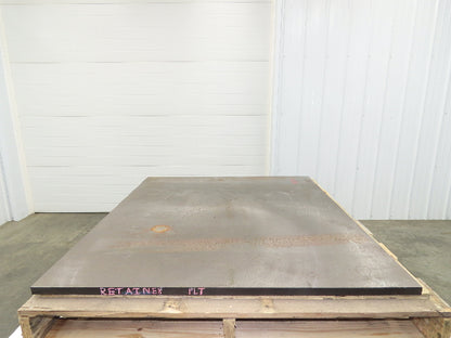 Carbon Steel Flat Ground Bar Stock 7/8" Thick 39"x 42-1/2"  410Lbs