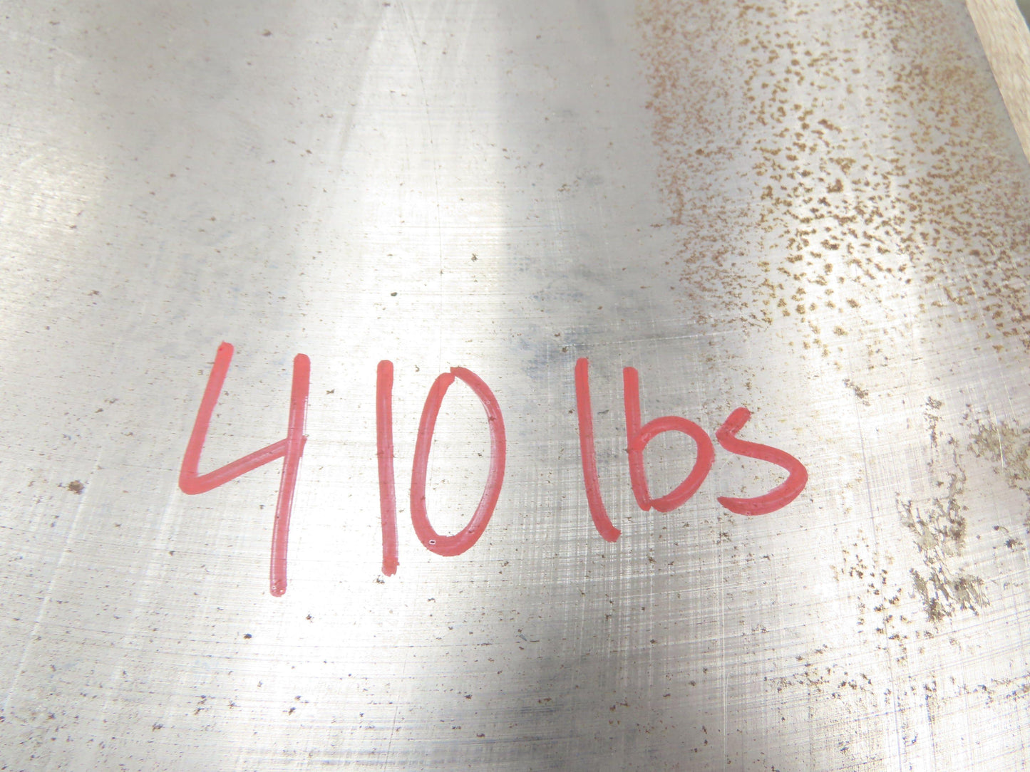 Carbon Steel Flat Ground Bar Stock 7/8" Thick 39"x 42-1/2"  410Lbs