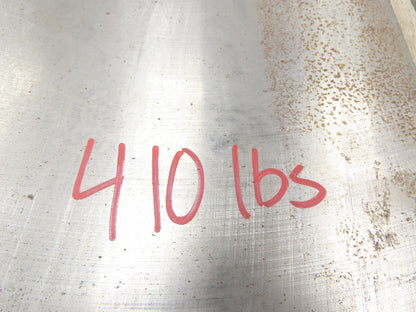 Carbon Steel Flat Ground Bar Stock 7/8" Thick 39"x 42-1/2"  410Lbs