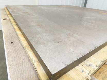 Carbon Steel Flat Ground Bar Stock 7/8" Thick 39"x 42-1/2"  410Lbs