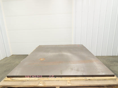 Carbon Steel Flat Ground Bar Stock 7/8" Thick 39"x 42-1/2"  410Lbs