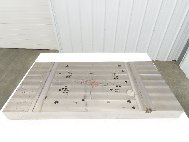 Carbon Steel Flat Fixture Plate 3.22" x 20" x 42"  760Lbs