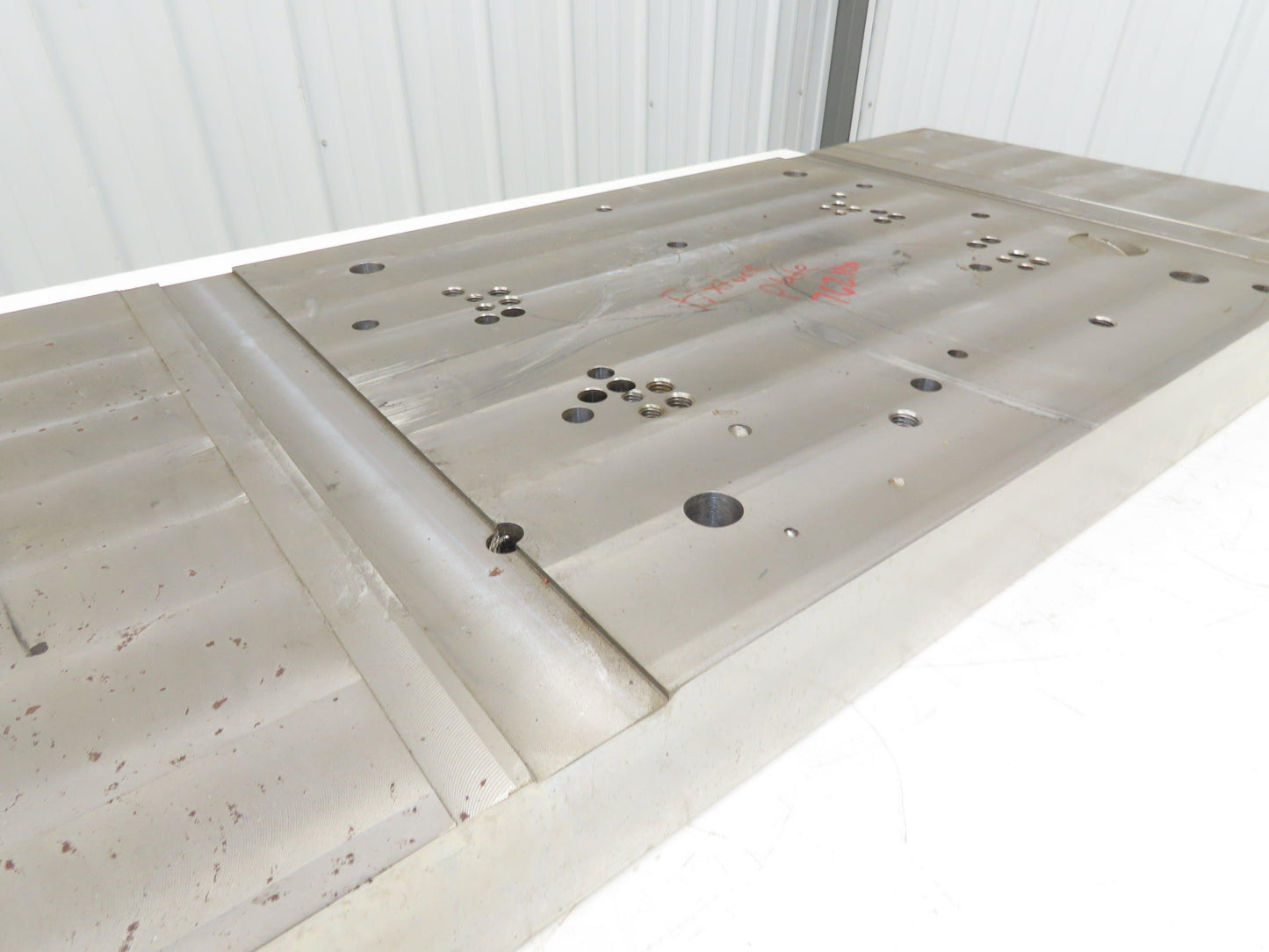 Carbon Steel Flat Fixture Plate 3.22" x 20" x 42"  760Lbs