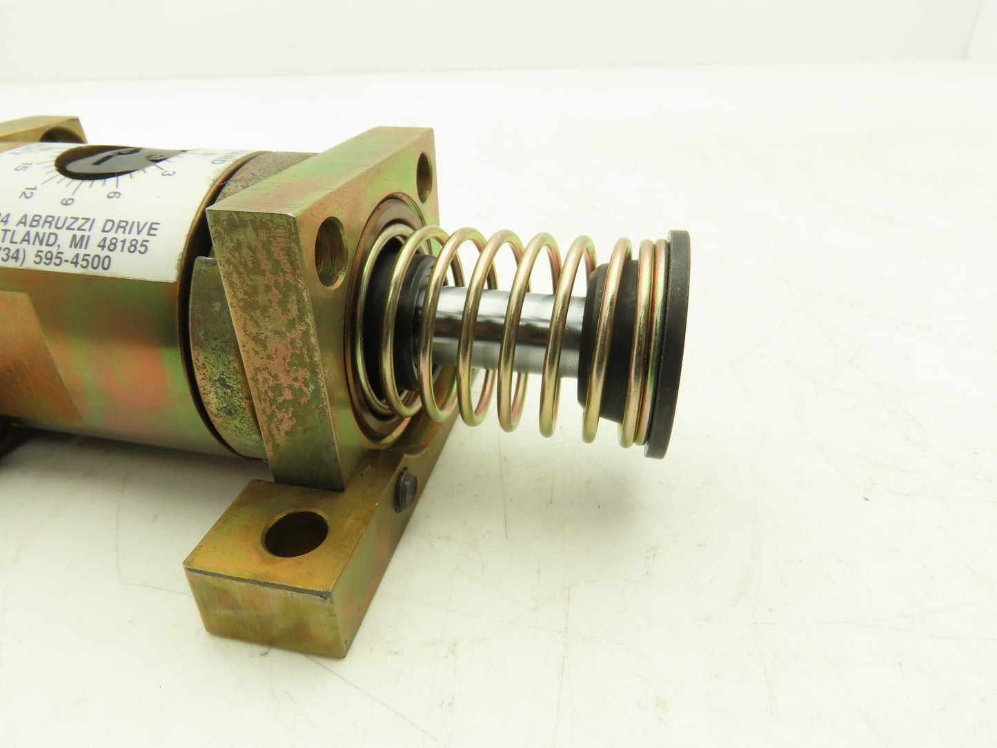 Enertrols SALD3/4X1PL Adjustable Shock Absorber 1" Stroke Foot Mount