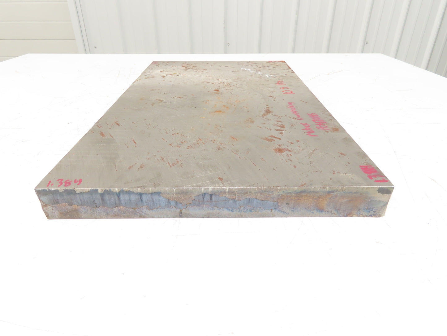 Carbon Steel Flat Ground Stock 1-3/8" x 12-5/8" x 21-3/4"  105Lbs