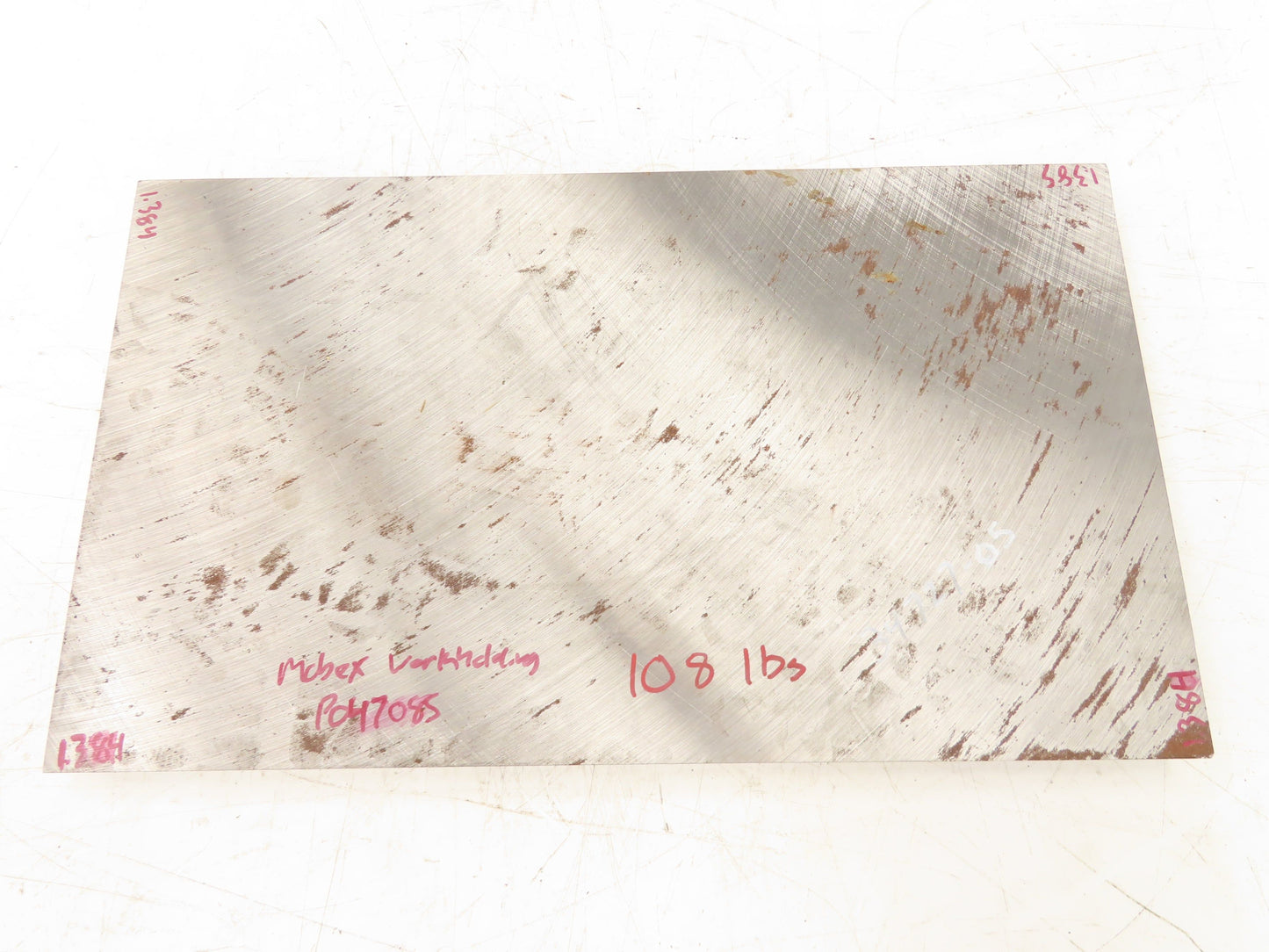 Carbon Steel Flat Ground Stock 1-3/8" x 12-5/8" x 21-3/4"  105Lbs