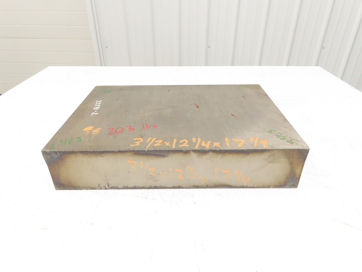 Carbon Steel Flat Ground Stock 3.40" x 12-3/16" x 17-5/16"  200Lbs