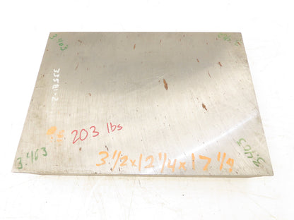 Carbon Steel Flat Ground Stock 3.40" x 12-3/16" x 17-5/16"  200Lbs