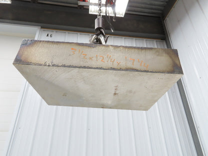 Carbon Steel Flat Ground Stock 3.40" x 12-3/16" x 17-5/16"  200Lbs