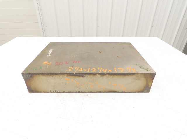 Carbon Steel Flat Ground Stock 3.40" x 12-3/16" x 17-5/16"  200Lbs