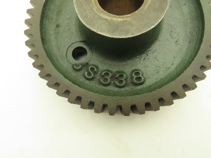 NA SS338X1 Spur Gear 48-Tooth 14.5° 6.25" OD 1.25" W 1.25/1.5" Bore