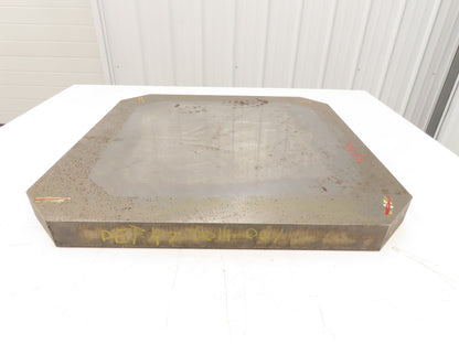 Carbon Steel Flat Ground Stock 2" x 25"x 25"  355Lbs