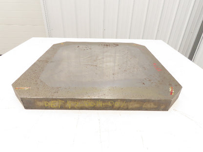 Carbon Steel Flat Ground Stock 2" x 25"x 25"  355Lbs