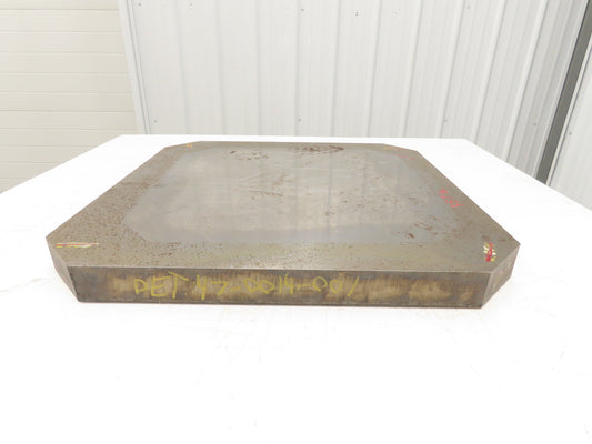 Carbon Steel Flat Ground Stock 2" x 25"x 25"  355Lbs