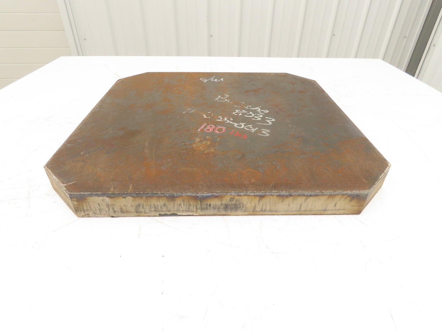 Carbon Steel Flat Stock 1-5/8" x 20"x 20"  180Lbs