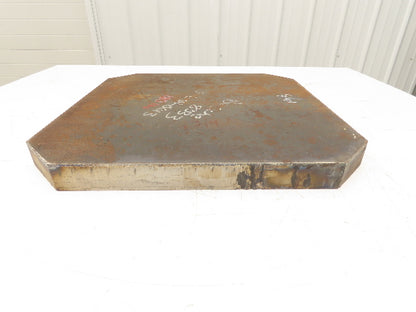 Carbon Steel Flat Stock 1-5/8" x 20"x 20"  180Lbs