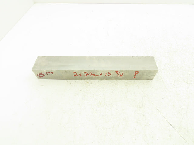Steel Ground Flat Bar Stock 2-1/8" x 2-1/2"x 15-3/4"