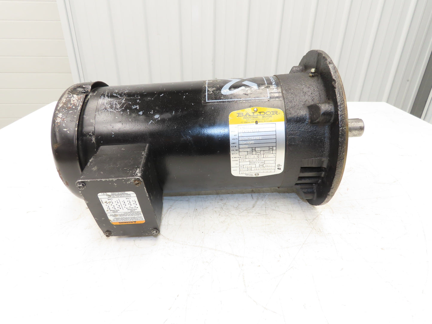 Baldor 35N192S774 AC Motor 5Hp 3450rpm 208-230/460v 3ph 184TC Open Enclosure
