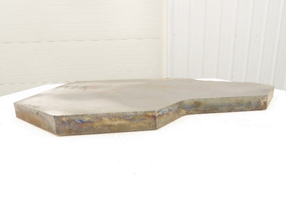 Mild Carbon Steel Flat Ground Stock 1-7/16" x 25"x 25"  300Lbs