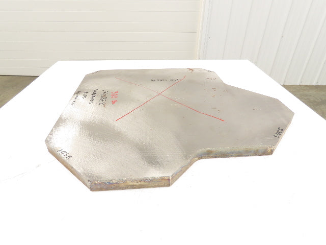 Mild Carbon Steel Flat Ground Stock 1-7/16" x 25"x 25"  300Lbs