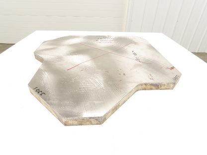 Mild Carbon Steel Flat Ground Stock 1-7/16" x 25"x 25"  300Lbs