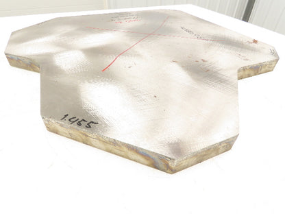 Mild Carbon Steel Flat Ground Stock 1-7/16" x 25"x 25"  300Lbs