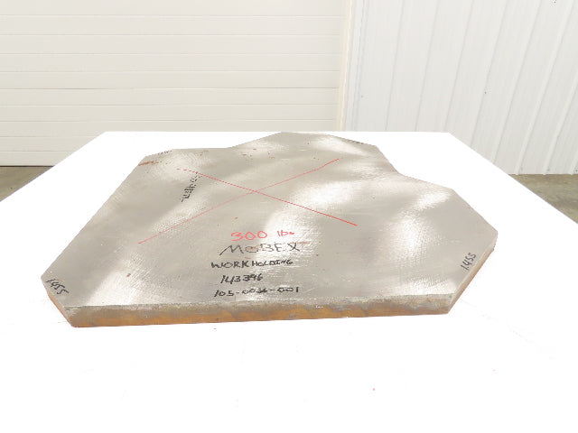 Mild Carbon Steel Flat Ground Stock 1-7/16" x 25"x 25"  300Lbs