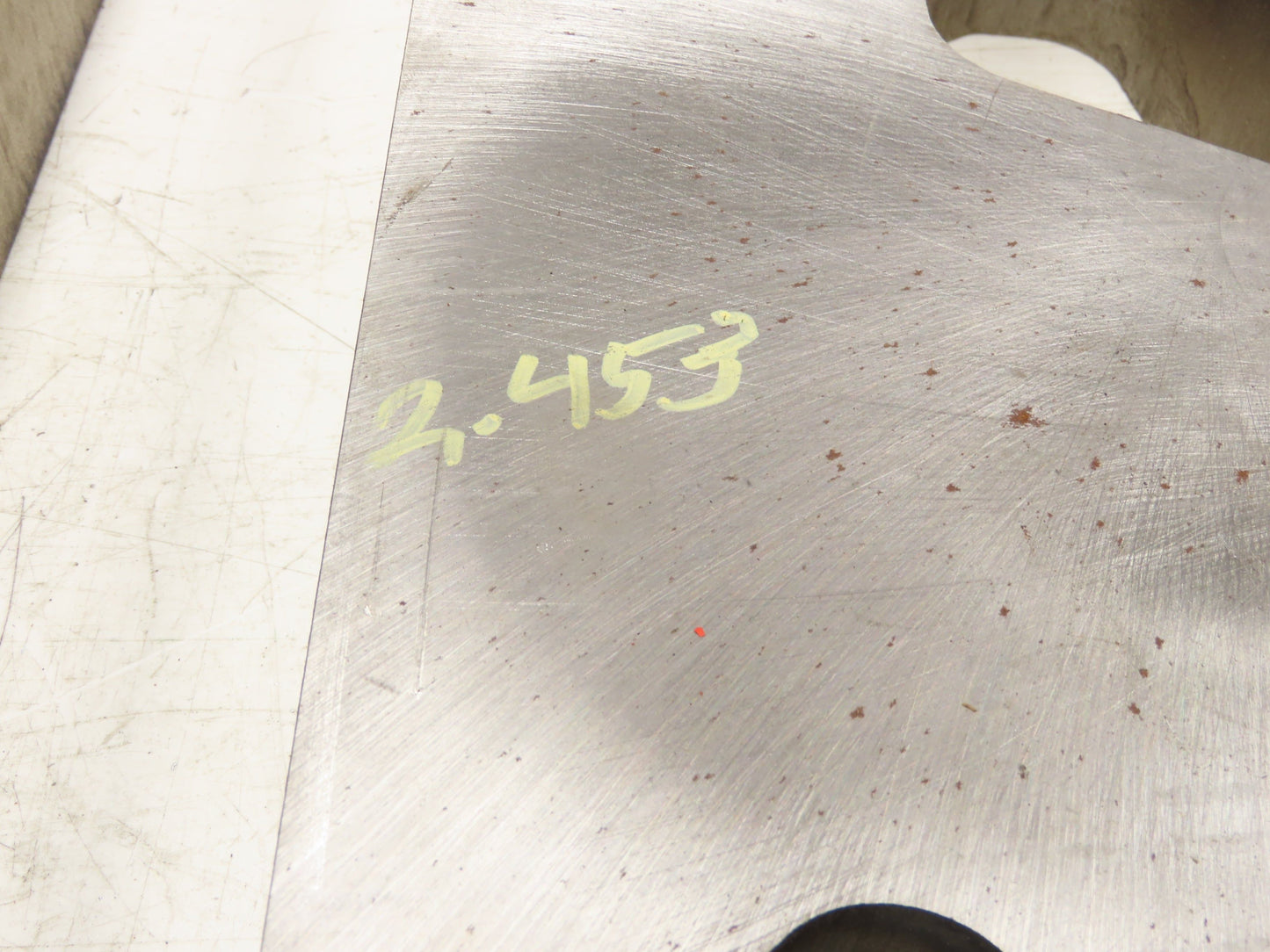 Mild Carbon Steel Flat Ground Stock 2-7/16" x 14-1/4"x 26"  Lot of 2pcs